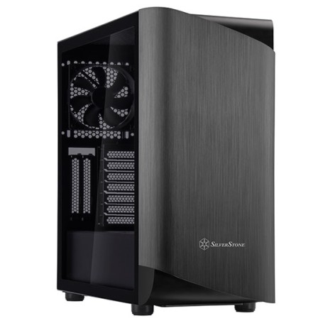 Silverstone SETA A1 Midi Tower Nero, Titanio (SST-SEA1TB-G)