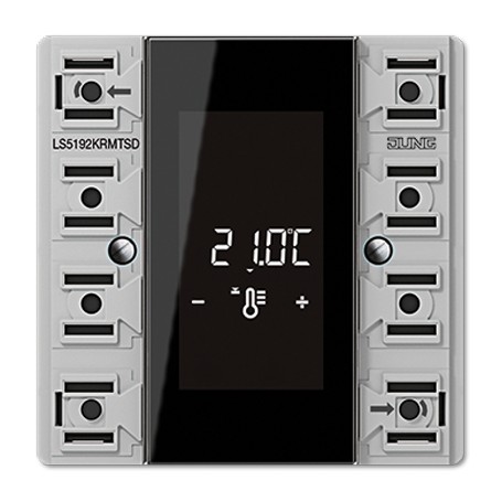 JUNG LS 5192 KRM TS D Cablato Nero, Grigio (LS5192KRMTSD)