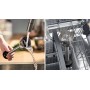 Bosch Serie 6 MSM6M623 sbattitore Sbattitore manuale 1000 W Nero, Acciaio inossidabile (MSM6M623)