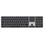 Apple Magic Keyboard tastiera Bluetooth QWERTZ Tedesco Nero, Argento (MMMR3D/A)