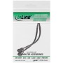 InLine Cavo alimentaz. ventole Y, 4pin Fan F, 2x 4pin Fan M, tachimetrico, 0,7m (33328Y)