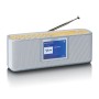 Lenco LEN PDR-046 Personale Analogico e digitale Marrone, Bianco (A004884)