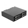 DeLOCK 47235 pannello drive bay 13,3 cm (5.25") Vassoio per unità di memorizzazione Nero (47235)