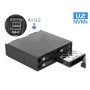 DeLOCK 47235 pannello drive bay 13,3 cm (5.25") Vassoio per unità di memorizzazione Nero (47235)