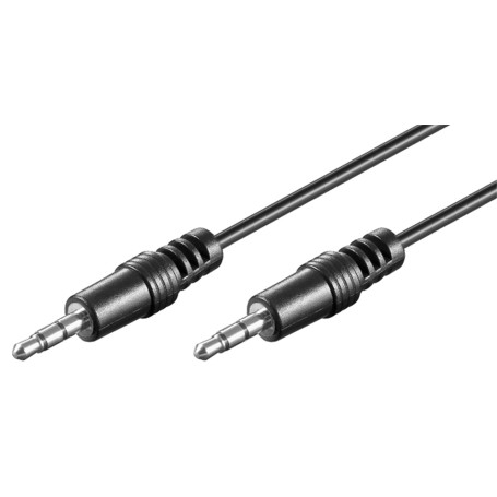 Goobay AVK 119-250 Q 2.5m cavo audio 2,5 m 3.5mm Nero (51659)