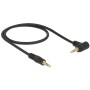 DeLOCK 0.5m 3.5mm M/M cavo audio 0,5 m Nero (83752)