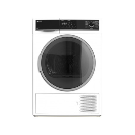 Sharp KD-HHH8S8GW3-DE asciugatrice Libera installazione Caricamento frontale 8 kg A++ Bianco (10743428)