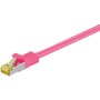 Goobay RJ-45 CAT7 0.5m cavo di rete Magenta 0,5 m S/FTP (S-STP) (91578)
