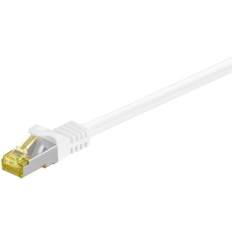 Goobay RJ-45 CAT7 3m cavo di rete Bianco S/FTP (S-STP) (91094)