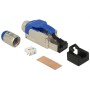DeLOCK 86487 cavo di collegamento RJ-45 Blu, Argento (86487)