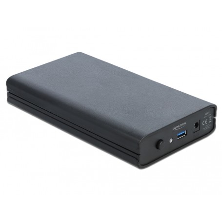 DeLOCK 42612 contenitore di unità di archiviazione Box esterno HDD Nero 3.5" (42612)