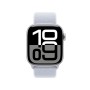 Watch Series 10 (silber, Aluminium, 42 mm, Sport Loop blaue Wolke, Cellular) (MWX53QF/A)