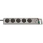 Brennenstuhl Super-Solid Line Argento 5 presa(e) AC 2,5 m (1153340115)