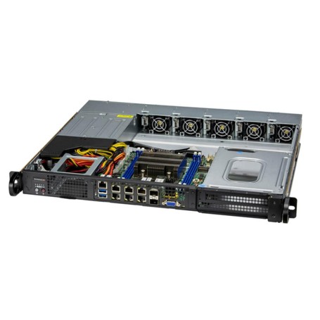 Supermicro SYS-110D-4C-FRAN8TP sistema barebone per server Intel SoC FCBGA 2579 Rack (1U) Argento