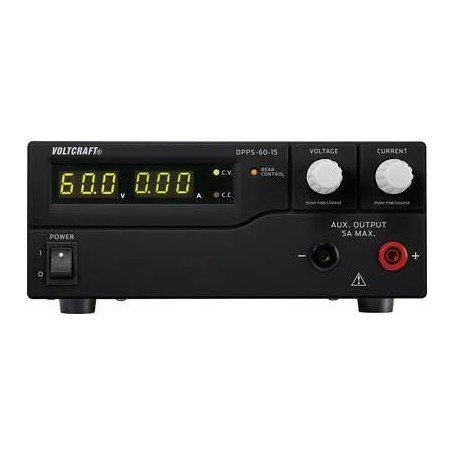 VOLTCRAFT Labornetzgerät, einstellbar DPPS-60-15 1 - 60 V/DC 0 - 15 A 900 W USB programmierbar Anzahl Ausgänge 1 x (DPPS-60-15