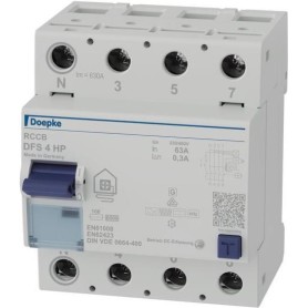 Doepke DFS4 063-4/0.30-HPFI-Schutzschalter 4p 63 A 0.3 (09146805)