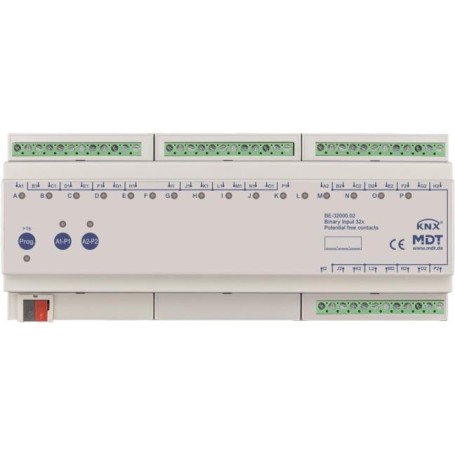 MDT BE-32000.02 Binäreingang 32fach 12TE REG potentialfrei (BE-32000.02)