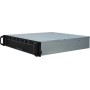 Inter-Tech 2U-2404L Supporto Nero, Argento (88887113)