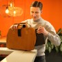R-Go Tools RGOAVLAPBR borsa per notebook 39,6 cm (15.6") Valigetta ventiquattrore Marrone (RGOAVLAPBR)