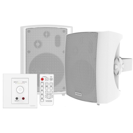Vision TC3-AMP+SP-1800 altoparlante Bianco Cablato 50 W (TC3-AMP+SP-1800)
