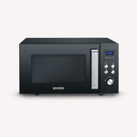 Severin MW 7763 forno a microonde Nero, Argento Microonde con grill Superficie piana 25 L 900 W (MW7763)