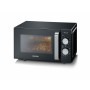 Severin MW 7762 forno a microonde Nero, Acciaio inox Microonde con grill Superficie piana 20 L 800 W (MW7762)