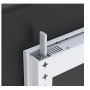 Kindermann 4012000000 Supporto TV a parete 182,9 cm (72") Bianco (4012000000)