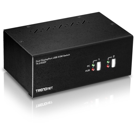 Trendnet TK-240DP switch per keyboard-video-mouse (kvm) Nero (TK-240DP)