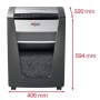 Rexel Momentum X420 distruggi documenti Triturazione incrociata Nero, Argento (2104578EU)
