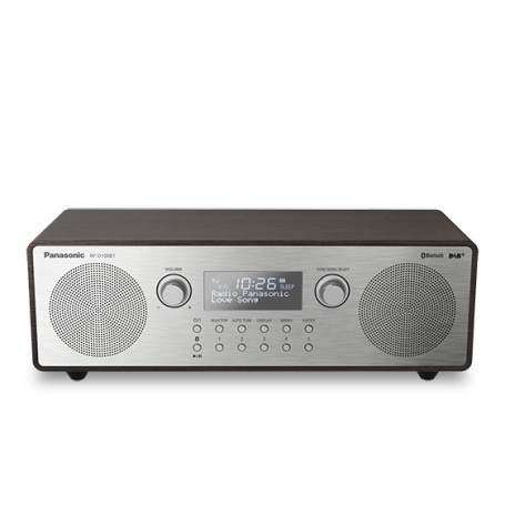 Panasonic RF-D100BT Portatile Digitale Nero, Grigio (RF-D100BTEGT)