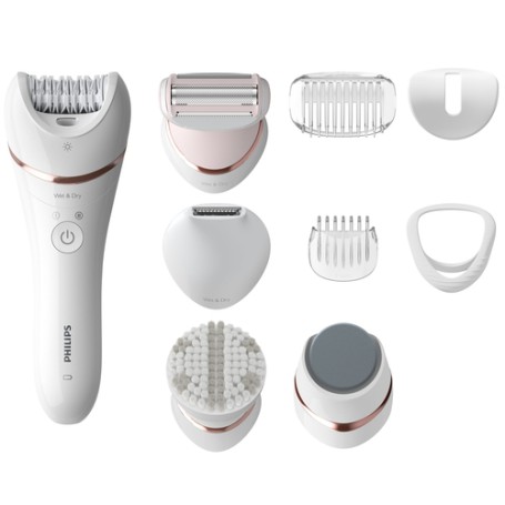 Philips BRE740/10 epilatore Rosa, Bianco (BRE740/10)