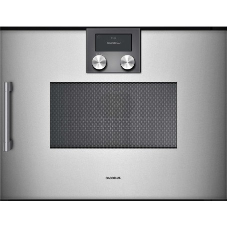 Gaggenau BMP250110 - Serie 200, forno a microonde, cerniera porta: destra, metallico, 60 x 45 cm