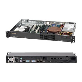 Supermicro SuperChassis 510-203B Supporto Nero 200 W (CSE-510-203B)