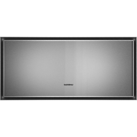 Gaggenau GW452120 - Serie Expressive, cassetto scaldavivande, acciaio inox dietro vetro fumé, 60 x 28 cm