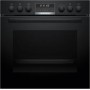 Bosch HEG578BB4 + NIF645CB5E set di elettrodomestici da cucina Piano cottura a induzione Forno elettrico (HND675LS62)