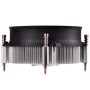 Silverstone NT09-115X Processore Refrigeratore 9,2 cm Alluminio, Nero (SST-NT09-115X)