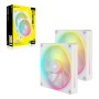 iCUE LINK LX140 RGB (wei, 2er Pack) (CO-9051032-WW)