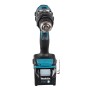Akku-Schlagbohrschrauber HP002GA202 XGT, 40Volt (blau/schwarz, 2x Li-Ion XGT Akku 2,0Ah, MAKPAC)
