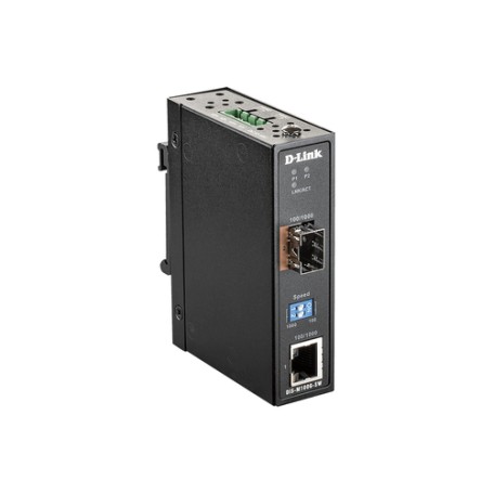 D-Link DIS-M100G-SW convertitore multimediale di rete 4000 Mbit/s Modalità multipla, Modalità singola Nero (DIS-M100G-SW)