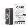 PanzerGlass CARE by ® Feature Cover Trasparente con Kickstand Argento & MagSafe iPhone 16 Pro Max (1328)