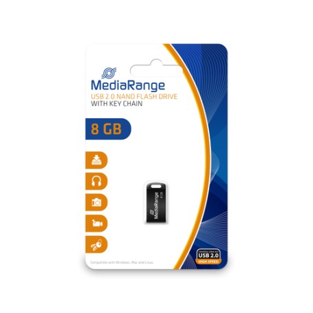 USB Nano 8 GB (schwarz, USB-A 2.0) (MR920)