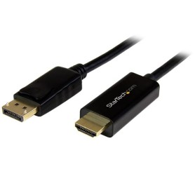 StarTech.com Cavo convertitore adattatore DisplayPort a HDMI - DP a HDMI da 1m - 4K (DP2HDMM1MB) StarTech.com Cavo convertitore adattatore DisplayPort a HDMI - DP a HDMI da 1m - 4K (DP2HDMM1MB)