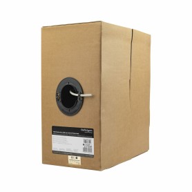 StarTech.com Rotolo in serie di cavi riser UTP solidi CMR Cat5e, 304,8 m, colore grigio (WIR6CMRGR) StarTech.com Rotolo in serie di cavi riser UTP solidi CMR Cat5e, 304,8 m, colore grigio (WIR6CMRGR)
