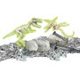 Clementoni Science & Play - Jurassic World 3 - Dino 2 In 1 Trex e Pteranodonte (19306)