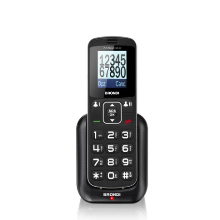 Brondi Amico Home 4,5 cm (1.77") 90 g Nero Telefono di livello base (10276070)