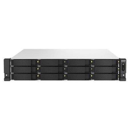QNAP TS-H1887XU-RP NAS Armadio (2U) Collegamento ethernet LAN Nero, Bianco E-2336 (TS-H1887XU-RP-E2336-32G)