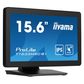 iiyama ProLite T1633MSC-B1 Monitor PC 39,6 cm (15.6") 1920 x 1080 Pixel Full HD LCD Touch screen Nero