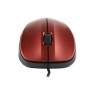 NGS CREW mouse Ambidestro USB tipo A Ottico 1200 DPI (CREWRED)