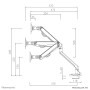 Neomounts by Newstar Supporto da scrivania per monitor (FPMA-D750BLACK2)