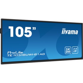 iiyama PROLITE Pannello A digitale 2,74 m (108") LED Wi-Fi 450 cd/m² 5K Ultra HD Nero Touch screen Processore (TE10518UWI-B1AG)